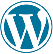 WordPress Logo – Eingesetztes CMS bei WebXpert Solutions Webdesign Projekten